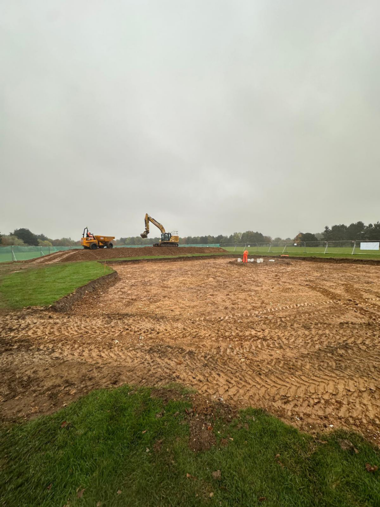 Ongoing groundworks – Phase One works