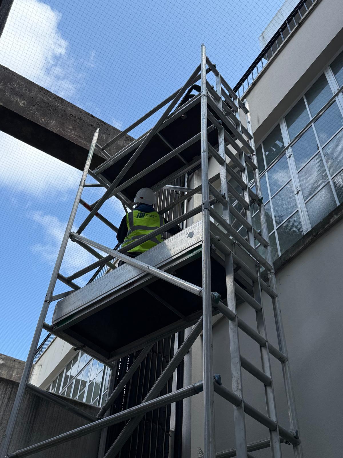 Phase One Works specialist carrying out external enabling works